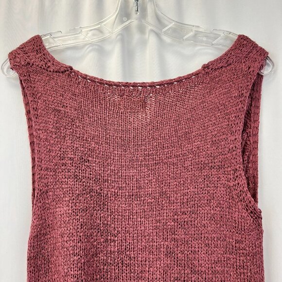 Dreamers by Debut Womens Rosewood Sleeveless Surplice Neck Sweater Size XL - Picture 4 of 11